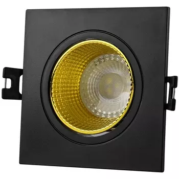 Встраиваемый светильник светодиодный Denkirs DK3071-BK+YE