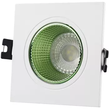 Встраиваемый светильник светодиодный Denkirs DK3071-WH+GR