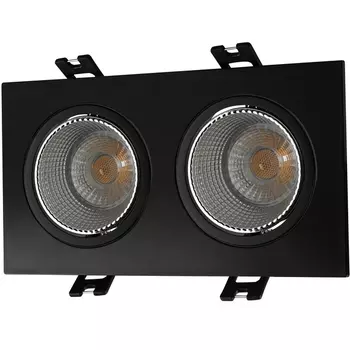 Встраиваемый светильник светодиодный Denkirs DK3021 DK3072-BK+CH