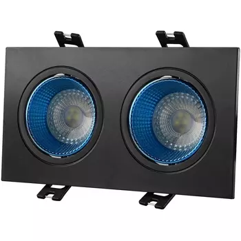 Встраиваемый светильник светодиодный DK3072-BK+CY (Denkirs)