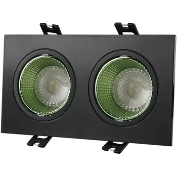 Встраиваемый светильник светодиодный Denkirs DK3072-BK+GR