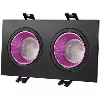 Встраиваемый светильник светодиодный Denkirs DK3072-BK+PI