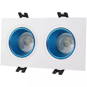 Встраиваемый светильник светодиодный DK3072-WH+CY (Denkirs)