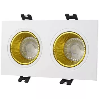 Встраиваемый светильник светодиодный Denkirs DK3072-WH+YE