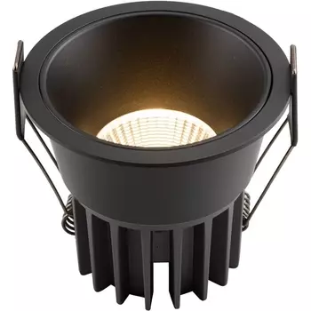 Встраиваемый светильник круглый светодиодный Denkirs DK4400 DK4400-BK