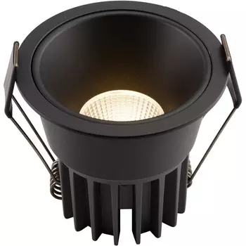 Встраиваемый светильник круглый светодиодный Denkirs DK4500 DK4500-BK