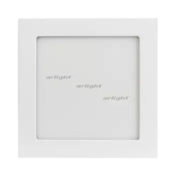 Светильник встраиваемый LED DL-172x172M-15W Day White (Arlight, IP40 Металл, 3 года) 020132
