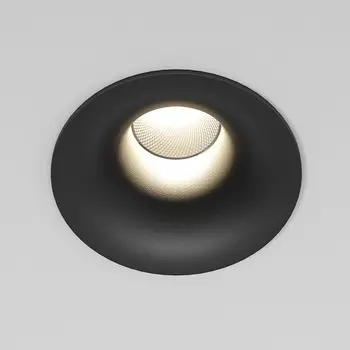 Встраиваемый светильник круглый светодиодный Elektrostandard Bliss 25070/LED 15W 4000K черный