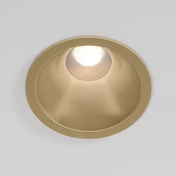 Встраиваемый светильник светодиодный Elektrostandard Forte 25071/LED 15W 4000K латунь