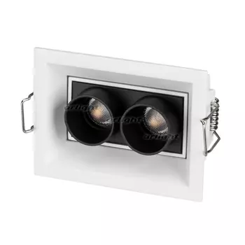 Светильник встраиваемый LED MS-ORIENT-BUILT-TURN-TC-S67x90-5W Warm3000 (WH-BK, 30 deg, 230V) (Arlight, IP20 Металл, 5 лет) 031928