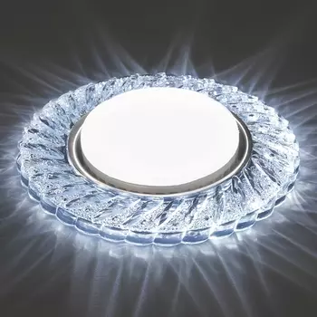 Встраиваемый светильник круглый светодиодный с подсветкой Feron 41294