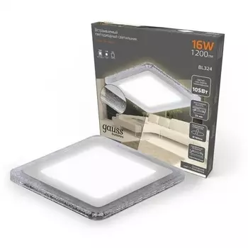 Встраиваемый светильник светодиодный с регулировкой яркости Gauss Bubbles BL324