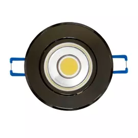 Встраиваемый светильник светодиодный ULM-R31-3W/NW IP20 BLACK CHROME картон (Uniel)