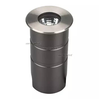 Уличный встраиваемый светильник светодиодный LTD-GROUND-R65-6W Warm3000 (SL, 24 deg, 230V) (Arlight, IP67 Металл, 3 года) 026449