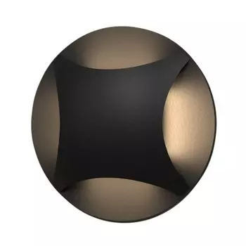 Встраиваемый круглый светильник уличный светодиодный MRL IP65 Elektrostandard LED 1106 чёрный