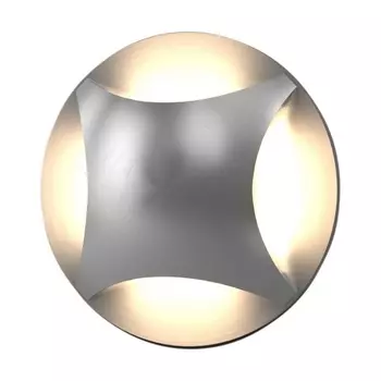 Встраиваемый круглый светильник уличный светодиодный MRL IP65 Elektrostandard LED 1106 алюминий