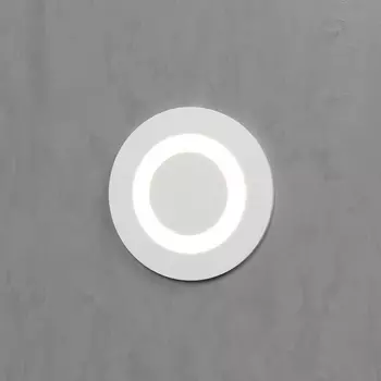 Встраиваемый круглый светильник уличный светодиодный MRL IP65 Elektrostandard LED 1107 белый