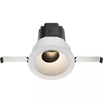 Встраиваемый светильник круглый под гипсокартон светодиодный Wise 3000K 7W Maytoni Wise DL057-7W3K-W