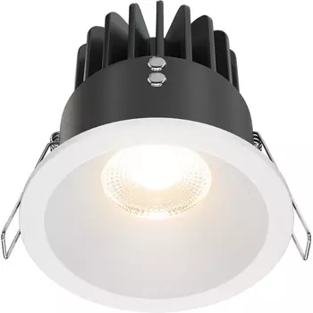 Встраиваемый светильник воагозащищенный Zoom 3000K 1x12Вт 60° IP 65 LED Maytoni Technical DL034-2-L12W