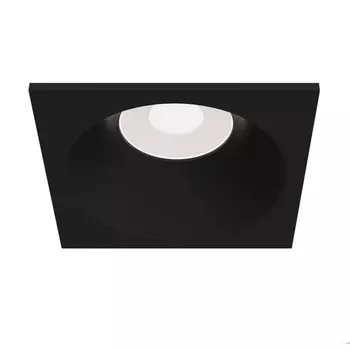 Встраиваемый светильник воагозащищенный Zoom GU10 1x50Вт IP 65 Maytoni Technical DL033-2-01B