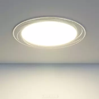 Встраиваемый светодиодный светильник DLR004 12W 4200K WH белый Elektrostandard DLR004-DLR005-DLR006