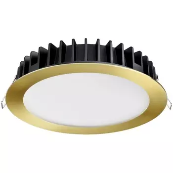 Встраиваемый светодиодный светильник круглый Novotech Lante 358956