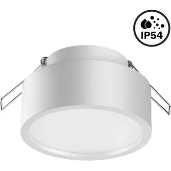 Встраиваемый светодиодный светильник круглый влагозащищенный Novotech May 358903