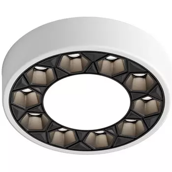 Встраиваемый точечный светильник круглый светодиодный Denkirs Dual DK2440-WB