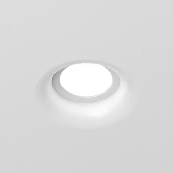 Встраиваемый точечный светильник для натяжных ПВХ потолков Denkirs Inviz DK2080-WH GU10 LED до 15 Вт белый