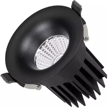 Встраиваемый точечный светильник светодиодный MS-FOGGY-BUILT-R86-10W Warm3000 (BK, 60 deg, 230V) (Arlight, IP54 Металл, 5 лет) 044630