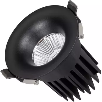 Встраиваемый точечный светильник светодиодный MS-FOGGY-BUILT-R86-10W Warm3000 (BK, 36 deg, 230V) (Arlight, IP54 Металл, 5 лет) 044628