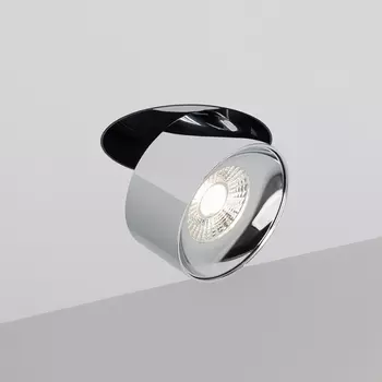 Встраиваемый точечный светильник светодиодный SP-PLURIO-BUILT-TRIMLESS-R120-9W Day4000 (BK-CHR, 36 deg, 230V) (Arlight, IP20 Металл, 3 года) 038050