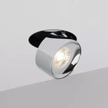 Встраиваемый точечный светильник светодиодный SP-PLURIO-BUILT-TRIMLESS-R120-9W Warm3000 (BK-CHR, 36 deg, 230V) (Arlight, IP20 Металл, 3 года) 038064