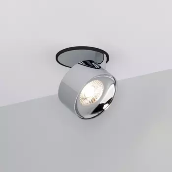 Встраиваемый точечный светильник светодиодный SP-PLURIO-BUILT-R77-9W Warm3000 (BK-CHR, 36 deg, 230V) (Arlight, IP20 Металл, 3 года) 037999