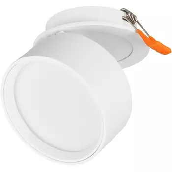 Встраиваемый точечный светильник светодиодный LGD-POT-BUILT-R85-12W Warm3000 (WH, 100 deg, 230V) (Arlight, IP44 Металл, 5 лет) 045780