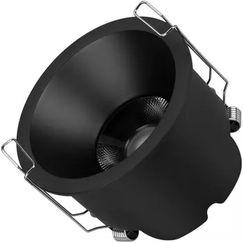 Встраиваемый точечный светильник светодиодный MS-HARBOR-R82-10W Warm2700 (BK, 24 deg, 230V) (Arlight, IP20 Металл, 5 лет) 054480