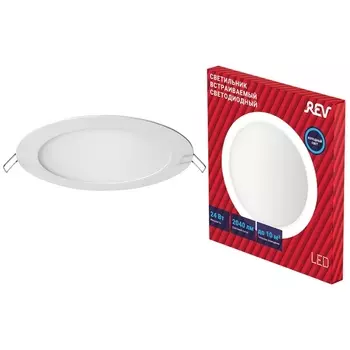 Встраиваемый точечный светильник круглый светодиодный REV 28943 2