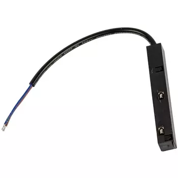 Ввод питания для магнитных шинопроводов 35мм. прямой, внутренний UBX-MM01/35 Uniel BLACK