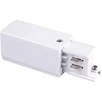 Ввод питания Elektrostandard 85105/00 для трехфазного шинопровода (левый) белый 85105/00
