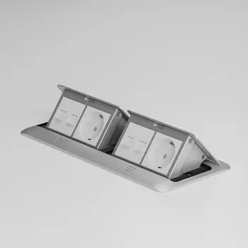 Выдвижной блок на 8 модулей (серебряный) IP40 Werkel W8078065 (a069367)