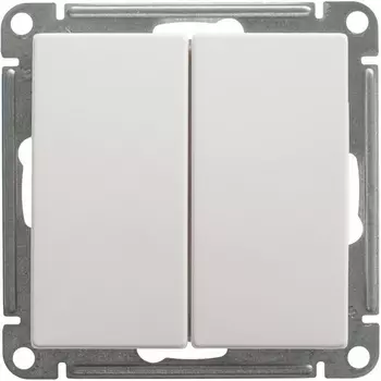 Выключатель двухклавишный (белый) Systeme Electric W59 VS610-256-1-86