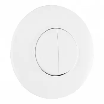 Выключатель двухклавишный с рамкой (белый) Arte Milano SET08-1 SET08-1-30-2 white