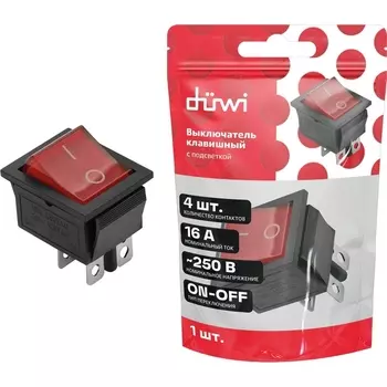 Выключатель клавишный duwi 26840 6 Duwi