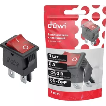 Выключатель клавишный duwi 26846 8 Duwi