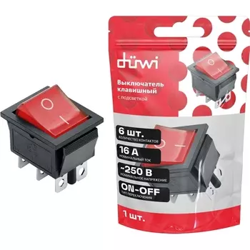 Выключатель клавишныйduwi 26841 3 Duwi
