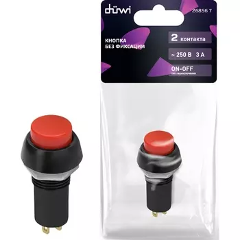 Выключатель кнопочный duwi 26856 7 Duwi