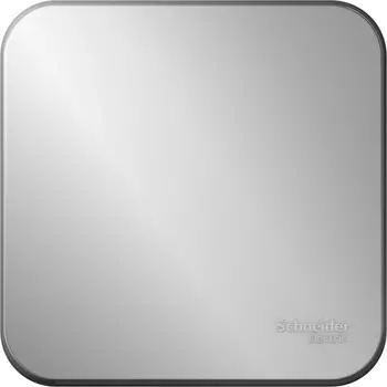 Выключатель одноклавишный (алюминий) Systeme Electric Blanca BLNVA106013