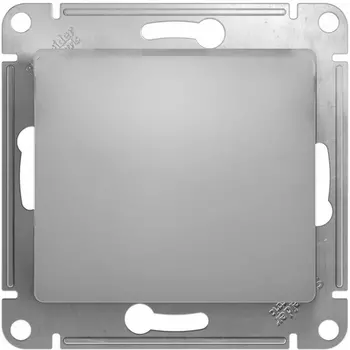 Выключатель одноклавишный (алюминий) Systeme Electric GSL000361
