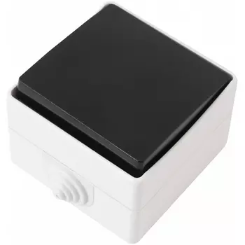 Выключатель одноклавишный Arte Milano am-309 309.30-1.grey