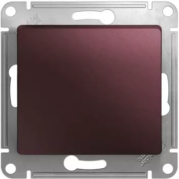 Выключатель одноклавишный (баклажановый) Systeme Electric Glossa GSL001111